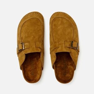 RE/DONE / 70s Moc Slides Cuoio Suede
